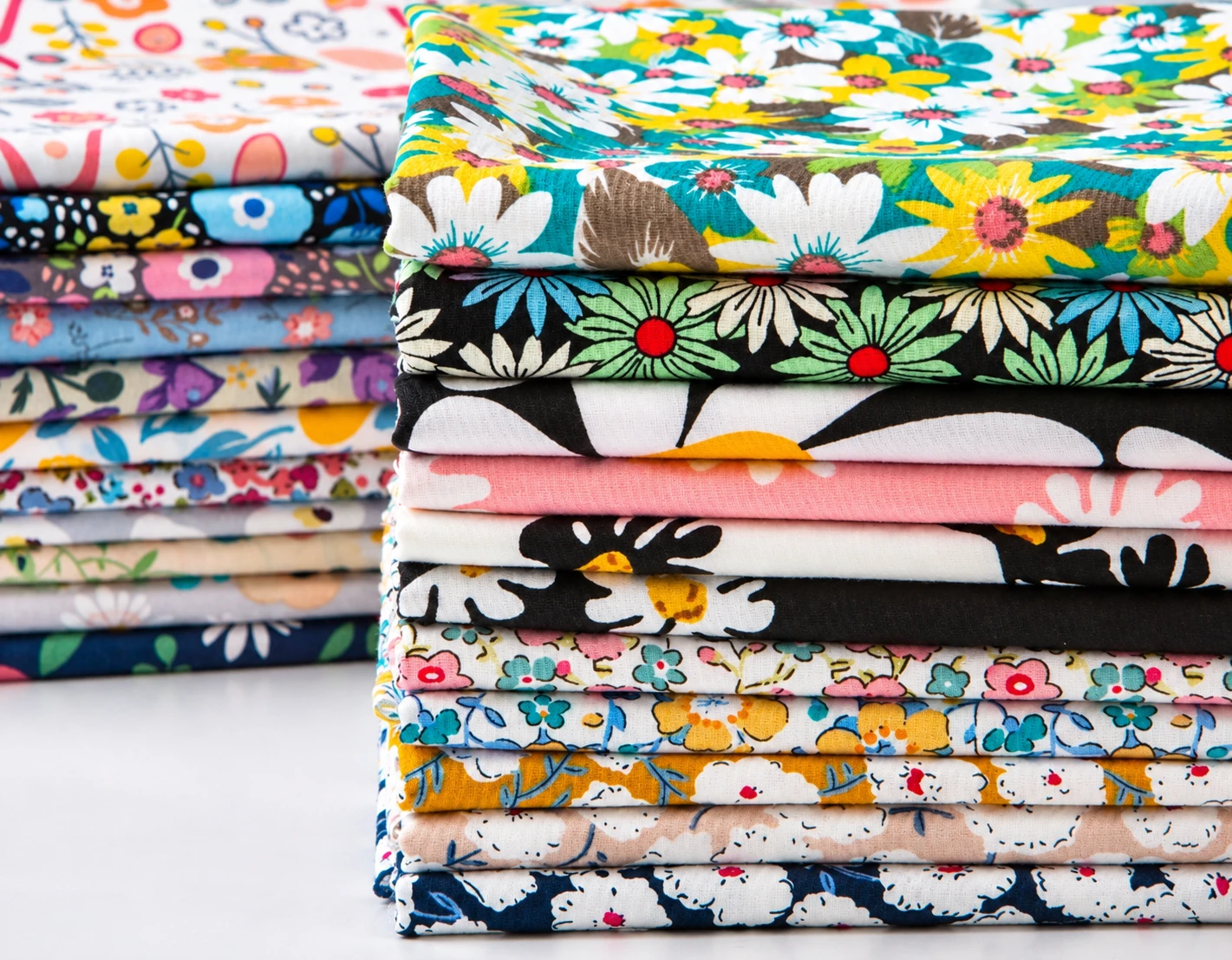 100% Cotton luxury fabric collection at King Everest Fabrics, Aba, Nigeria