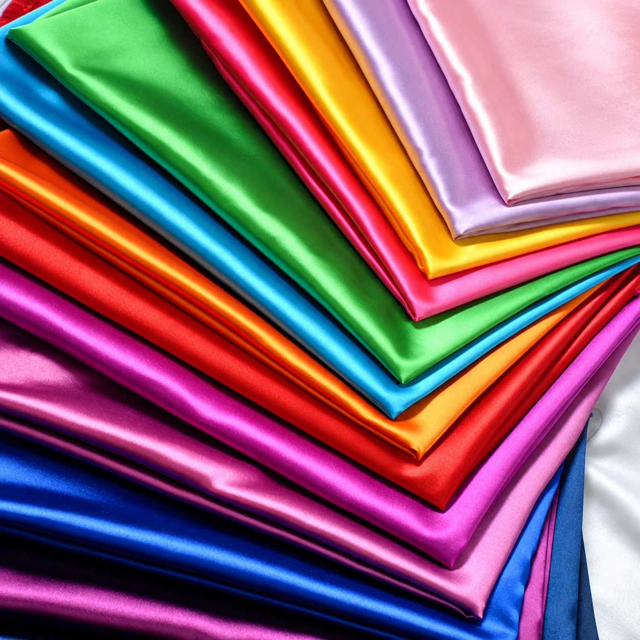 Duchess Satin luxury fabric collection at King Everest Fabrics, Aba, Nigeria