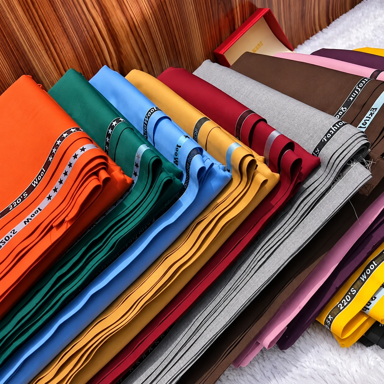 Kavali luxury fabric collection at King Everest Fabrics, Aba, Nigeria
